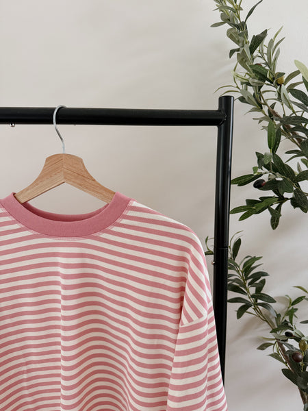Piper Pink Stripe Longsleeve