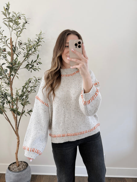 Penelope Stitch Knit Sweater