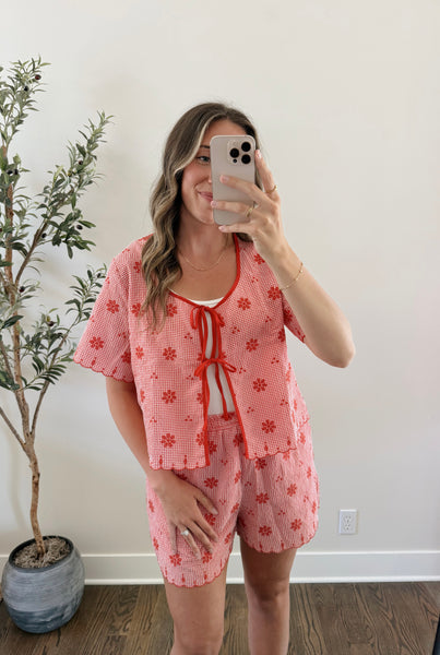 Felicity Floral Embroidered Set