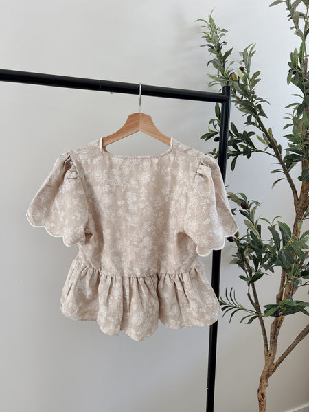Sutton Scalloped Top
