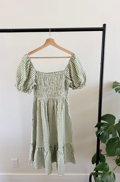 Garden Gingham Dress