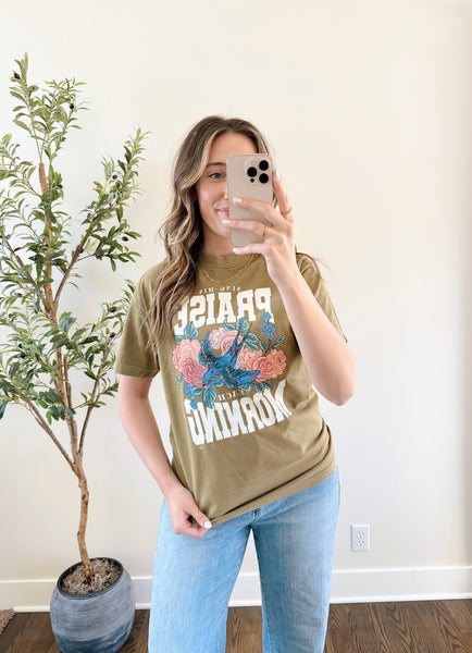 Sing His Praise Each Morning Graphic Tee