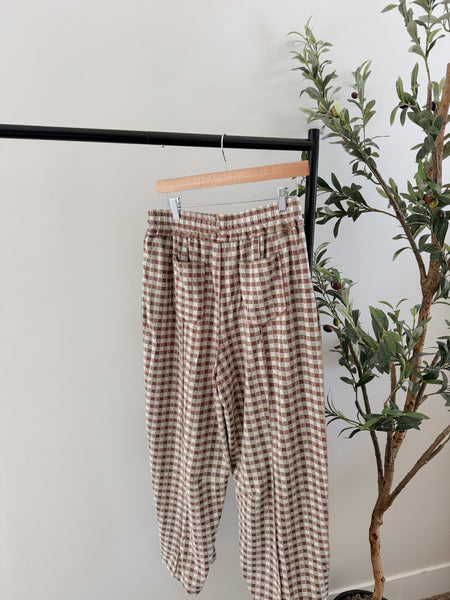 Tilly Checkered Soft Pants