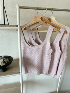 Check Knit Tank