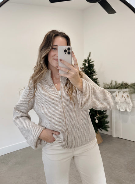 Quincy Soft Sweater Zip Up