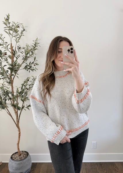 Penelope Stitch Knit Sweater