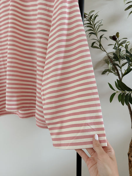 Piper Pink Stripe Longsleeve