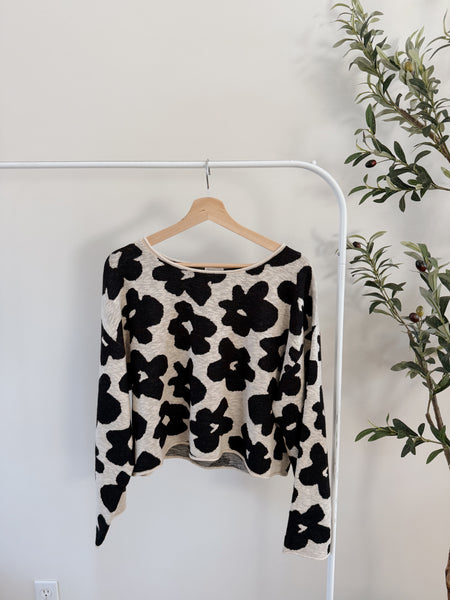 Maisey Midnight Floral Sweater