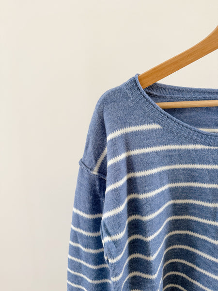Blizzard Blues Knit Sweater