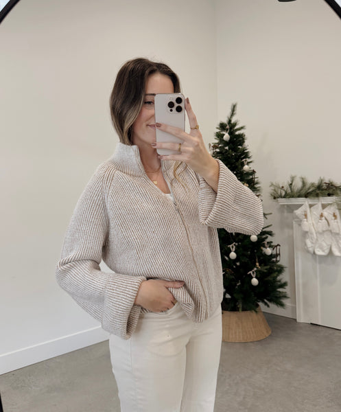 Quincy Soft Sweater Zip Up