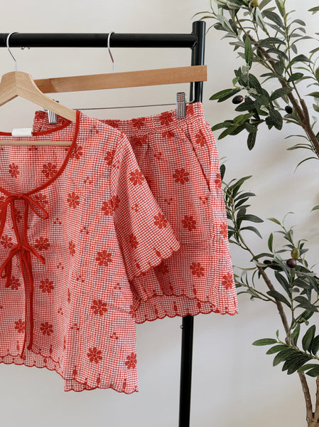 Felicity Floral Embroidered Set