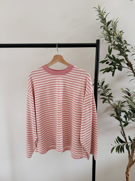 Piper Pink Stripe Longsleeve