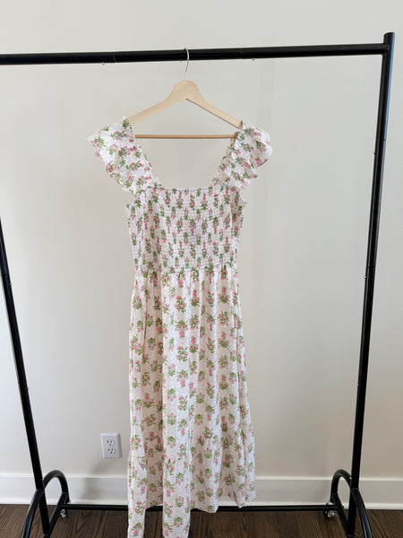 Ava Floral Midi Dress