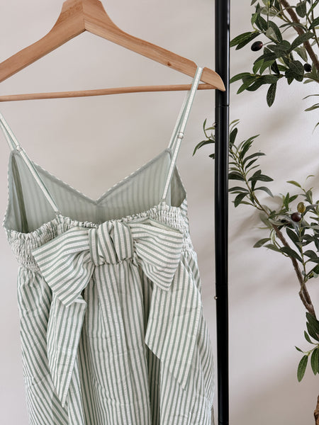 Brinley Stripe Bow Dress