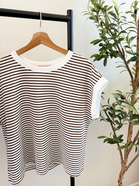 Millie Mocha Stripe Set