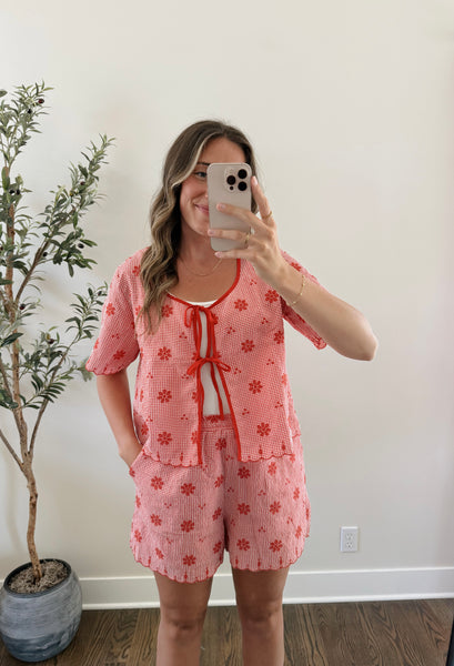 Felicity Floral Embroidered Set