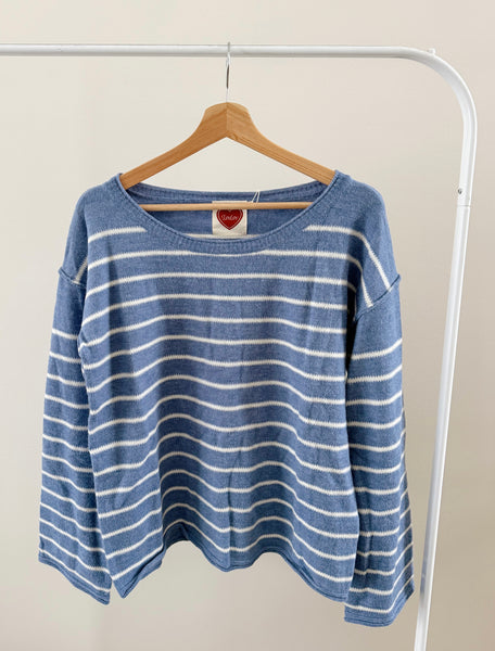 Blizzard Blues Knit Sweater