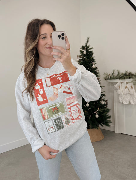 Merry & Bright Match Box Sweatshirt
