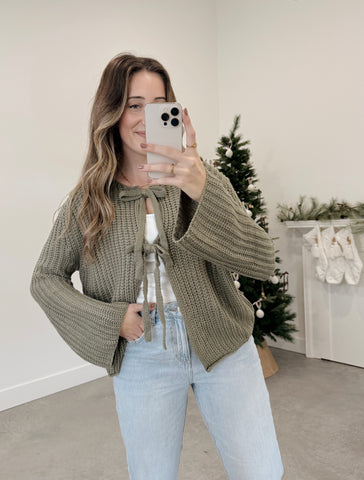Olivia Bow Tie Sweater