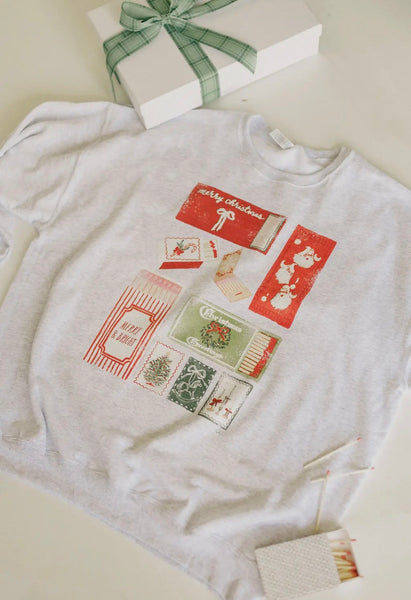 Merry & Bright Match Box Sweatshirt