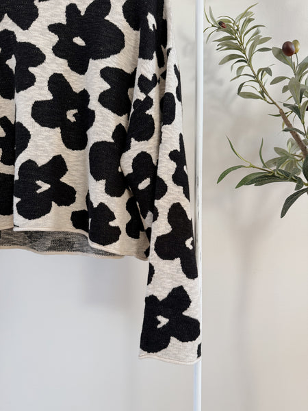 Maisey Midnight Floral Sweater