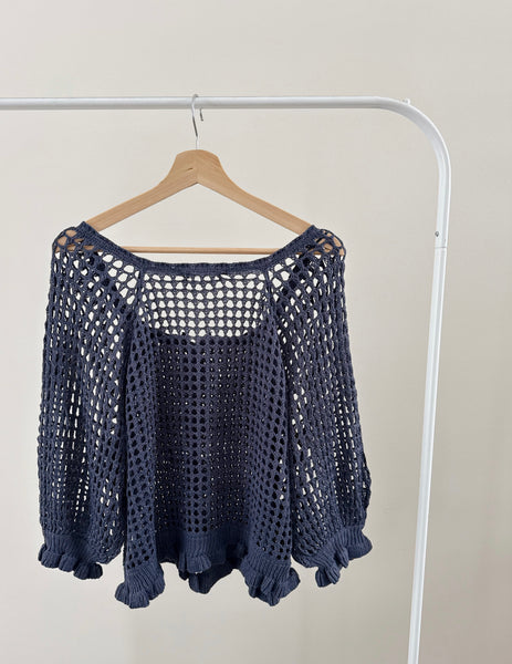 Rosa Crochet Knit Top