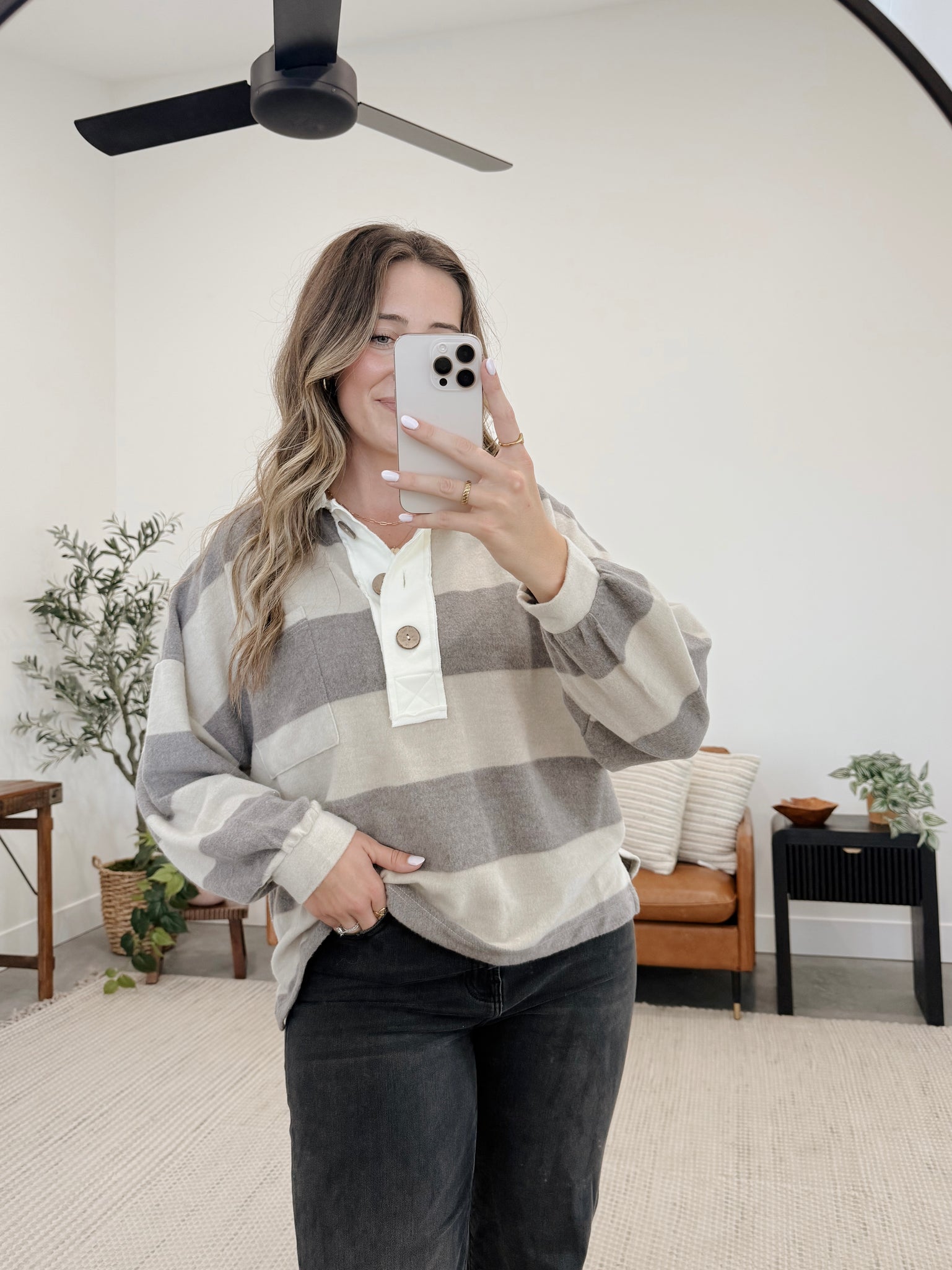 Harlow Soft Henley Top