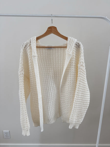 Molly Soft Knit Hooded Cardigan