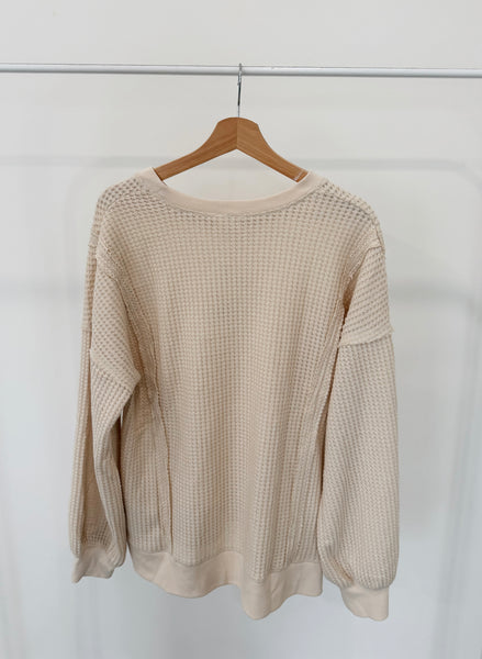 Camila Waffle Top