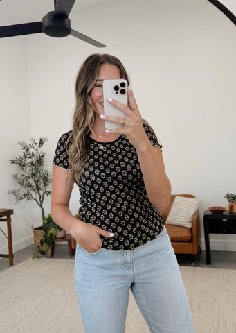 Fallon Floral Lace Top