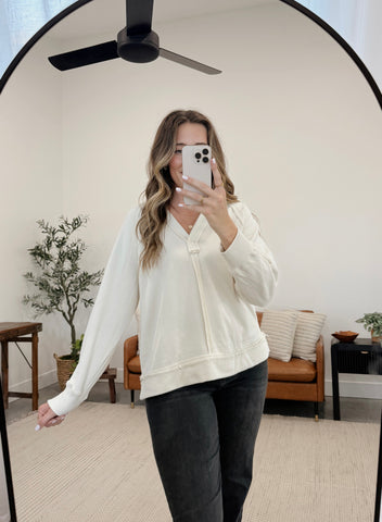 Ivory Comfort Hoodie