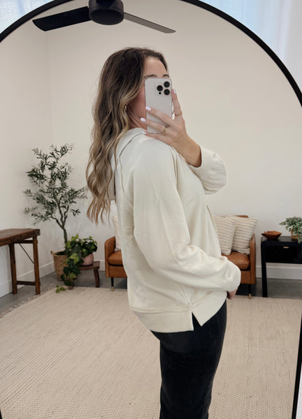 Ivory Comfort Hoodie
