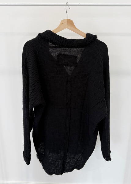 Georgie Gauze Button Up
