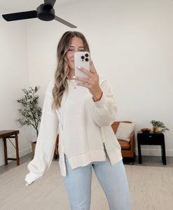 Camila Waffle Top