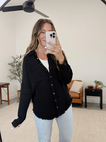 Georgie Gauze Button Up