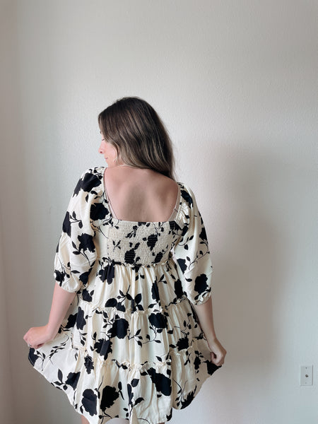 Fallon Floral Ruffled Dress