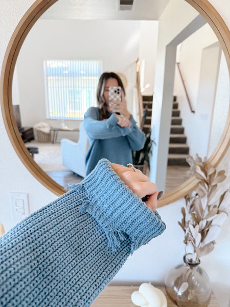 Dakota Dusty Blue Sweater