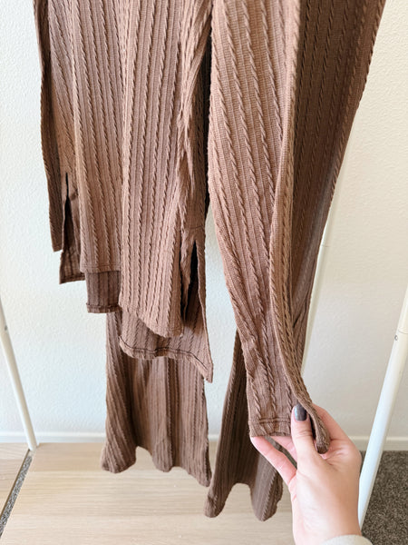 Chestnut Cozy Knit Set