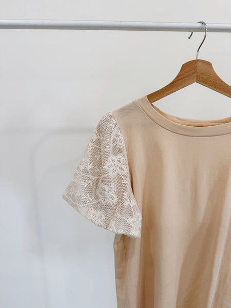Catalina Crochet Sleeve Top
