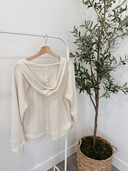 Ivory Comfort Hoodie