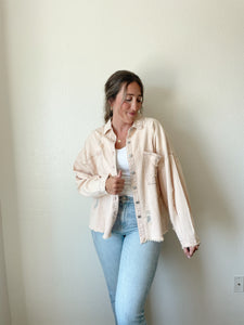 Blush Jean Button Up