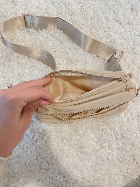 Almond Belt Bag