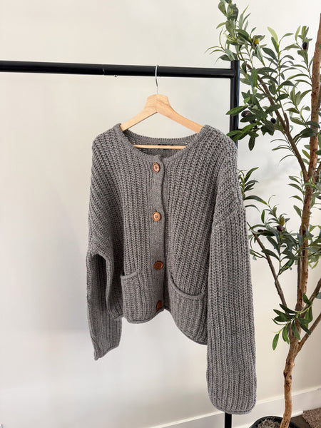 Charlee Chunky Knit Cardigan Sweater