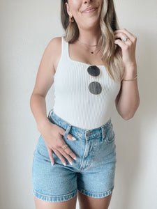 Summer Fling Ribbed Bodysuit